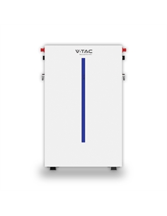 Batteria di Accumulo 6.14kWh al Litio-Ferro-Fosfato LiFePO4 BMS Integrato per Inverter Fotovoltaici CEI 0-21 51.2V 120Ah Garanzi