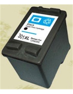 15ml compa hp 1050,2050,2050s,1000,3000.3050,j610a ch563ee - [HP301XLBK]