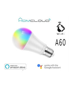 Lampadina wi-fi + bluetooth rgb+bianco caldo e27 a60 dimm - [EE-9WE2760R]