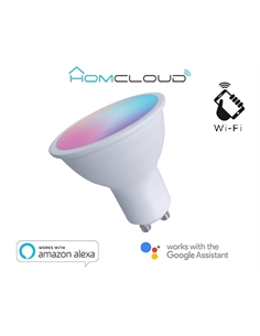Faretto gu10 ad incasso wi-fi rgb + bianco caldo dimmerabile - [EE-45WG10]