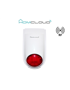 Sirena luminosa homcloud outdoor a radio frequenza - [WL-RFSLS]