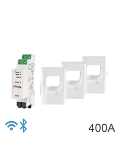 Shelly pro 3em 400a  - contatore energia din + 3 pinze 400a - [SH-PRO3EM400] 2