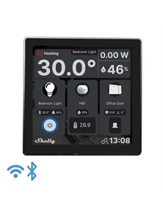 Shelly Wall Display -Pannello a muro con Display touch Nero - [SH-WALLB] 2