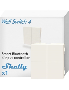 Shelly blu wall switch 4 (stand alone) - pulsante a muro senza fili 4 tasti - [SH-BWS4]