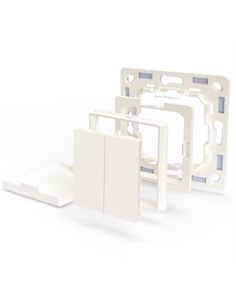Shelly blu wall switch 4 (+ legrand adapter) -pulsante a muro senza fili 4 tasti - [SH-BWS4L]