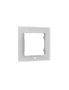 Shelly Wall Frame 1 - Placca interruttore da parete bianca - [SH-WF1W] 2