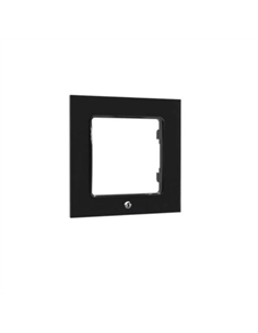 Shelly wall frame 1 - placca interruttore da parete nera - [SH-WF1BL]