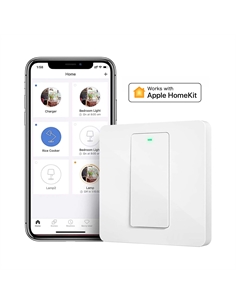 Meross interruttore a parete wi-fi smart - 220v / 1 way - apple homekit - [MS-MSS510HK]
