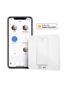Meross interruttore a parete wi-fi smart - 220v / 2 way - apple homekit - [MS-MSS550HK]