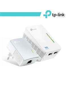 Kit 2 powerline wifi 2.4 ghz av600 2+1 porte lan tl-wpa4220 - [TL-WPA4220KIT]
