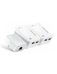 Kit powerline av600 wifi 300mbps 2 porte lan (3 pezzi) - [TL-WPA4220TKIT]