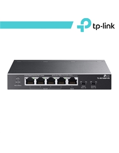 Tp-link 5-porte gigabit desktop poe+ switch con 1-port poe++ in e 4-port poe+out - [TL-SG1005P-PD]