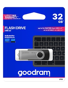 Pendrive goodram 32gb uts3 black usb 3.0 - retail blister - [GRUTS3-0320K0R1]