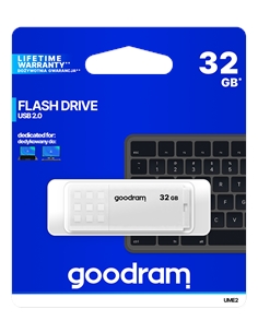Pendrive goodram 32gb ume2 white usb 2.0 - retail blister - [GRUME2-0320W0R1]