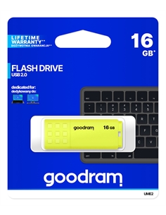 Pendrive goodram 16gb ume2 yellow usb 2.0 - retail blister - [GRUME2-0160Y0R1]