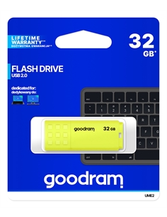 Pendrive goodram 32gb ume2 yellow usb 2.0 - retail blister - [GRUME2-0320Y0R1]