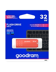 Pendrive goodram 32gb ume3 orange usb 3.0 - retail blister - [GRUME3-0320O0R1]