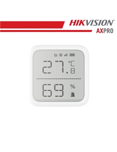 Hikvision sensore di temperatura wireless con display - ds-pdtph-e-we - [DS-PDTPH-E]