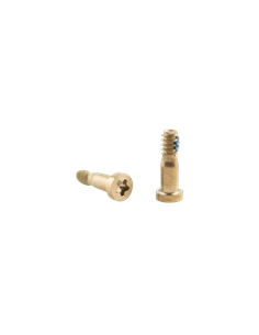 Viti blocco connettore carica per iphone 8 plus gold (2pz) - [SPIP8P33]