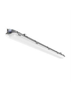 Modee Premium Apparecchio di illuminazione industriale a tenuta stagna (2xT8 600mm non inclusi) (666 x 96 x 58mm) - [ML-PPA2-600